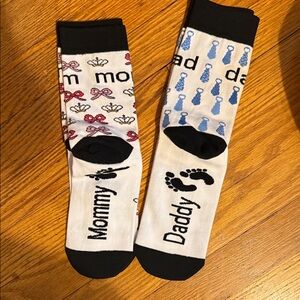 Black and White Novelty Socks